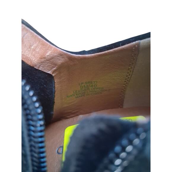 Lucky Brand Womens size 9M Black Suede Leather Brett Booties Grungecore Western - Picture 8 of 11